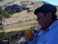 #11: Mateando en Lago Hualcupen. Celebrating at Hualcupen Lake