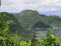 #9: Rainmaker Mountain often catches clouds at Pago Pago.