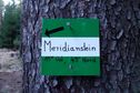 #4: Road sign on the tree to Meridianstein