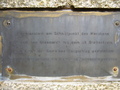 #8: Meridian monument (closeup of the inscription)