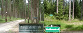 #2: Route to confluence with sign to Meridianstein