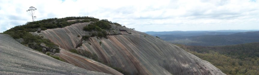 The summit of Bald Rock