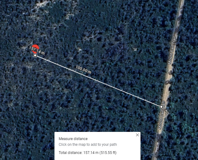 Satellite image of the area