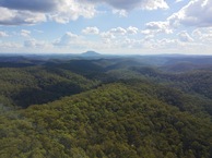 #11: View West (towards Mount Yengo), from 120m above the point