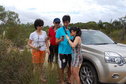 #9: Misha explaining to Sean how to use the GPS to find the confluence