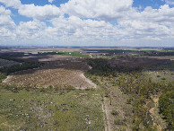 #9: View East (along the Condamine River), from 120m above the point