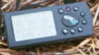 #4: My GPS receiver's display at the confluence point (out-of-focus, unfortunately)