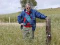 #4: Peter behind electric fence