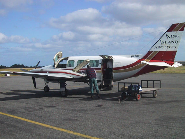 King Island Airlines flies from Moorabbin Airport to King Island once per day.