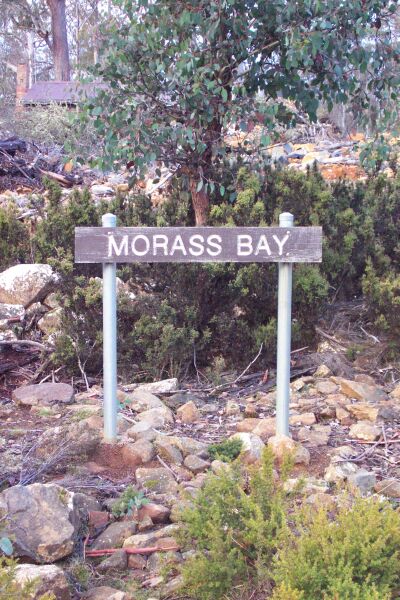 Morass Bay, possible home of the mysterious Tasmanian Bunyip