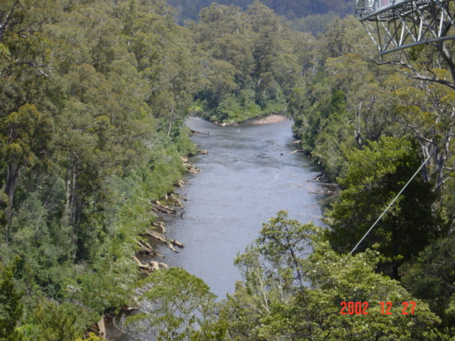 Confluence of Picton and Huon rivers