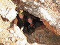 #6: The boys inspecting a cave we found