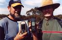 #5: Roy (left) & I with GPS. Roy's colour screen didn't show up in the photo
