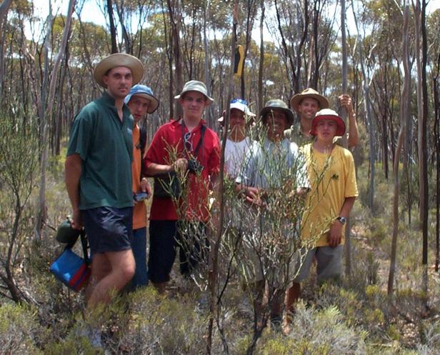 The Group (L-R) Derek, James, Lyall, Ian, Andrew, Peter, Stuart.