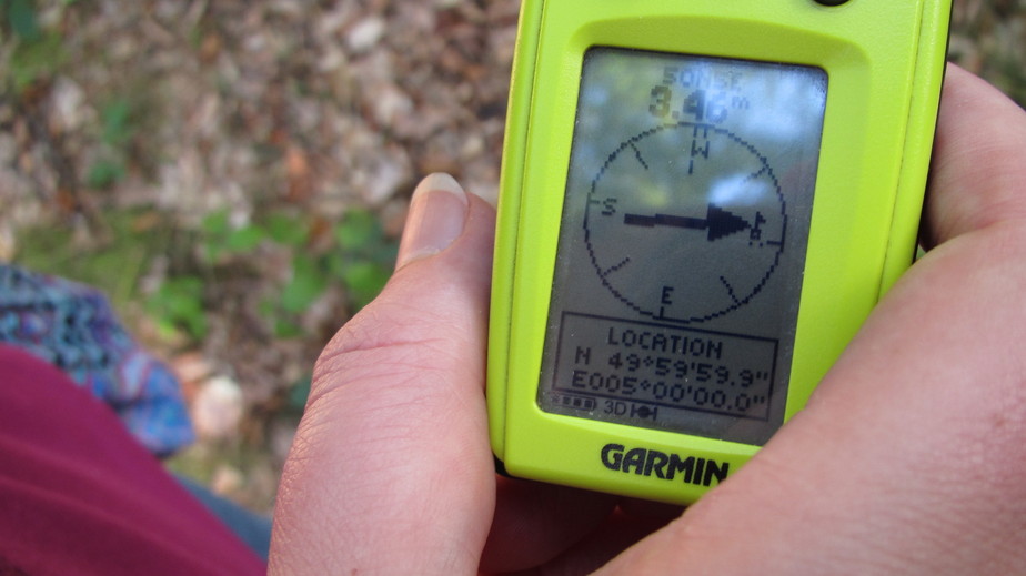 The little Garmin Geko couldn't cope with the leaf cover