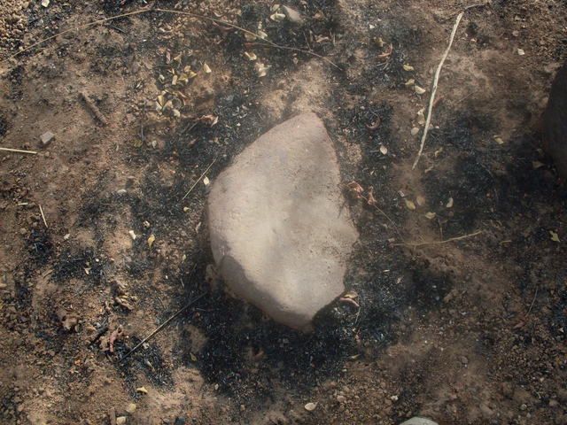 Ancient grinding stone