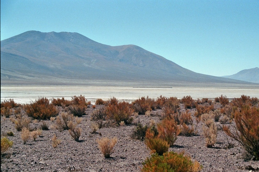 The train to Chile, southeast of the confluence