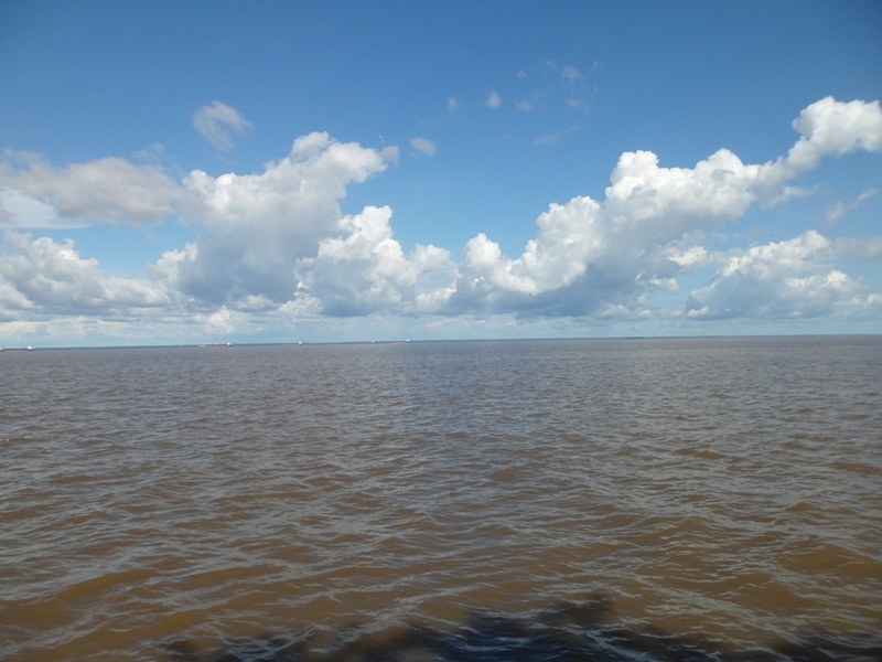 Confluência 6,29 km adiante, dentro do rio Amazonas - confluence 6.29 km ahead, inside Amazonas River