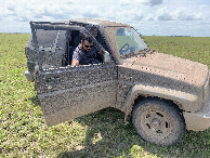 #12: My offroad car and my friend near the confluence