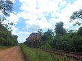 #3: Estrada de Ferro Carajás à direita, confluência à esquerda - Carajás Railway at right, confluence at left