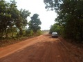 #7: A estrada de terra passa a 46 metros da confluência - dirt road passes 46 meters to the confluence