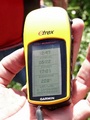 #4: GPS eTrex confirmando a conquista. GPS eTrex proof
