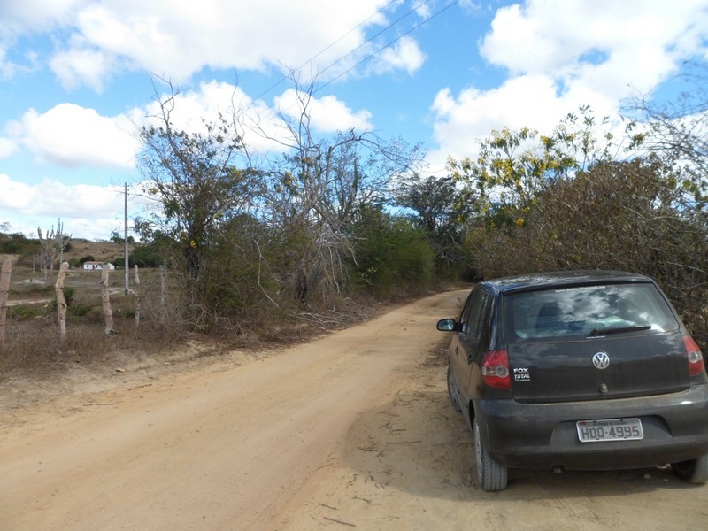 Parei o carro a 131 metros da confluência - car stopped 131 meters to the confluence