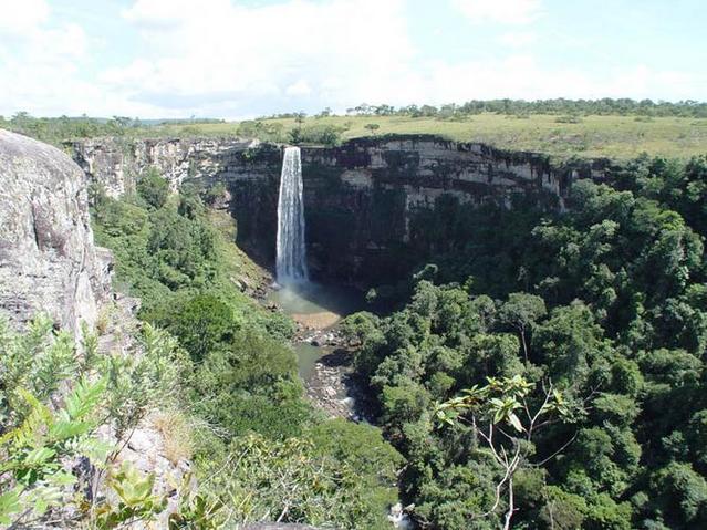 Cachoeira São Domingos em Caiaponia