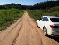 #11: Estrada de terra que dá acesso à confluência - dirt road that goes to the confluence