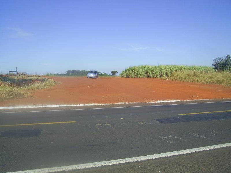 Início da estrada de terra - beginning of dirt road