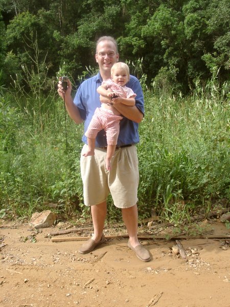 Me and my daughter at the confluence