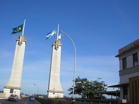 Ponto de partida - Ponte Internacional Brasil-Argentina