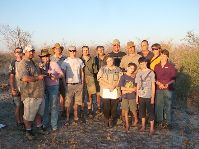 The group that visited the Confluence
