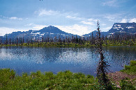 #8: Summit Lake, at the high-point of the hike (about 2km from the point)