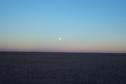#3: The moon, looking Northeast from the confluence