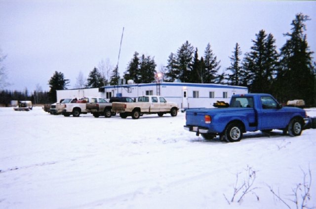My Truck at the Logging Camp (9:35am)