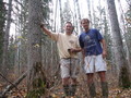 #6: Greg and Chris standing at the confluence location.  The rubber boots  weren't completely necessary.