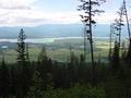 #3: Panorama to west overlooking Roosville and Lake Koocanusa