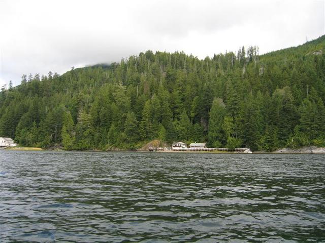 Looking North, Garry's lodge can be seen hanging out on the left side of the picture