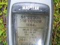 #2: The actual coordinates on GPS