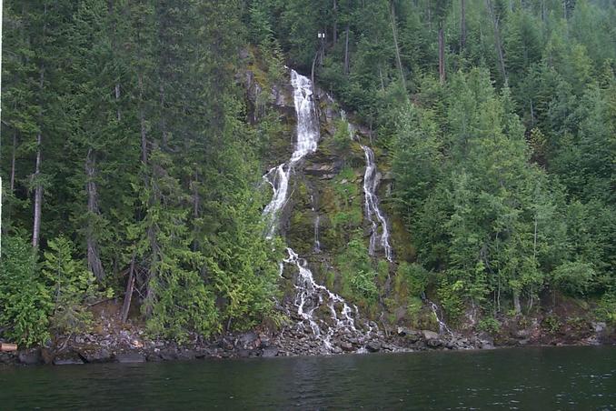 Waterfalls near the confluence.