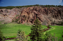 #3: Deadman river and rock formations