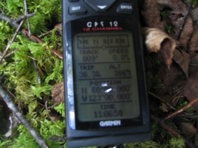 GPS at confluence site.