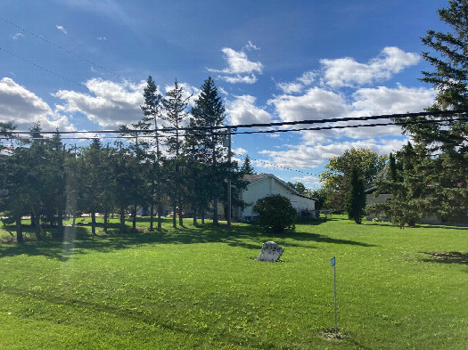 #1: Looking west toward 50N 97W, located behind the house