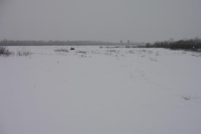 Snowmobile at 40m from the confluence
