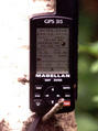 #4: The GPS reading on the edge of the old road