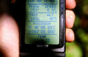 #3: The GPS reading from the confluence.