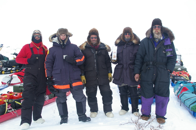 The Expedition Members at the Confluence