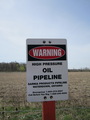 #7: Sign for oil pipeline