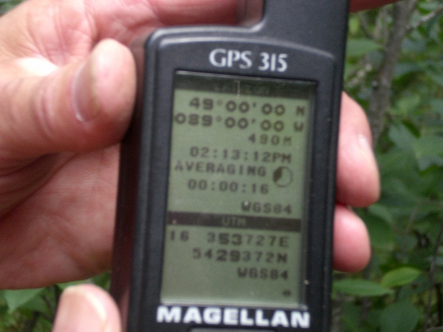 GPS reading at Confluence